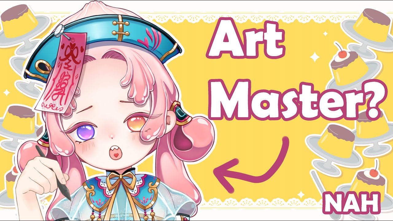 [Art with Slime] Will I become an Art Master if I draw for 1000 hours? #Vtuber #EnVtuber