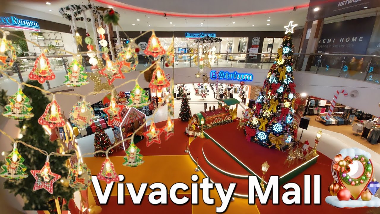 KUCHING CHRISTMAS AT VIVACITY MALL🛑SARAWAK BORNEO❤️
