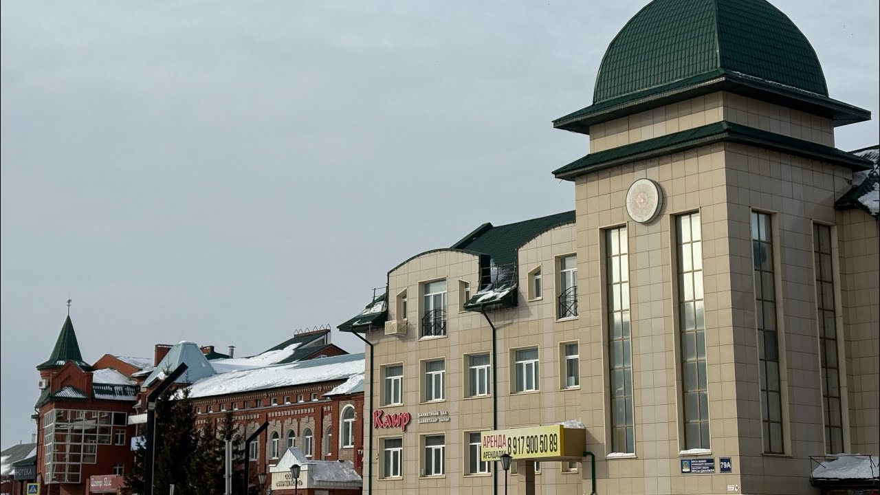 25февраля 💚интересная прогулка по центральной улице и по набережной реки Кама 🩵юбилей города