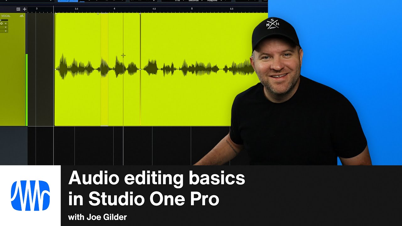 Audio Editing Basics in Studio One Pro | PreSonus