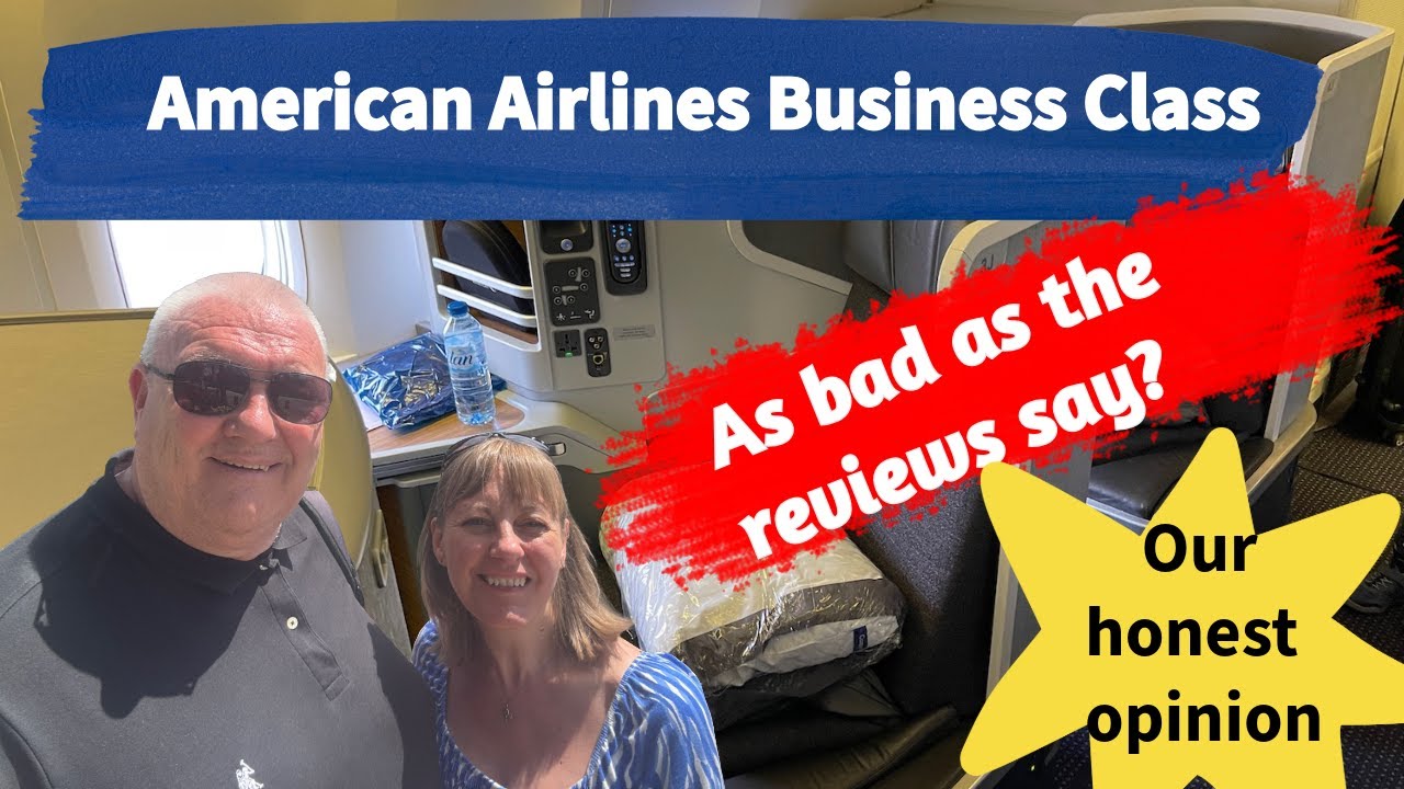 Full Walkthrough and Review | American Airlines Business Class Pod, Food & Service
