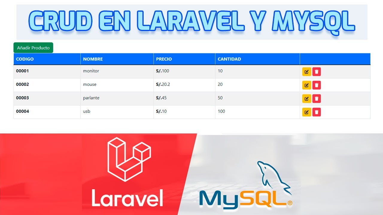Cómo HACER un CRUD en Laravel 9 y MySQL: Tutorial completo PASO A PASO