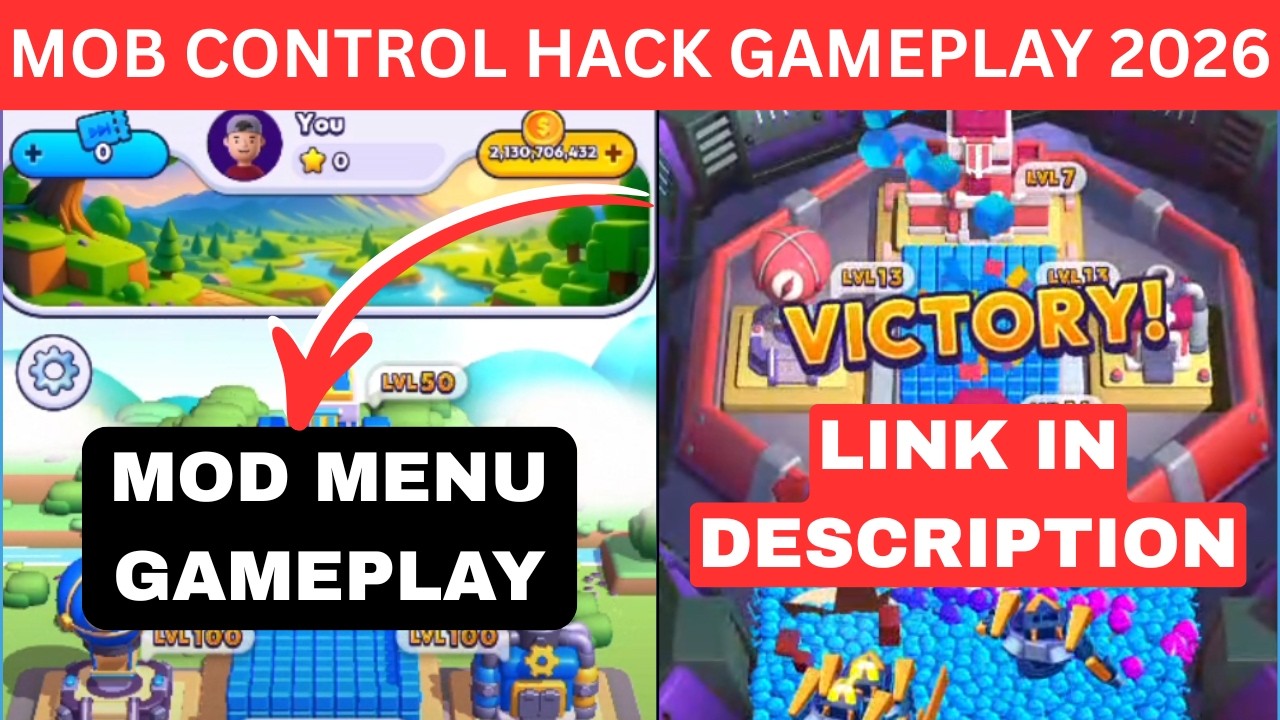 Mob Control Hack gameplay 3.13.3 | Unlimited Money & No Ads | 100 Level hack | Mob Control hack 2026