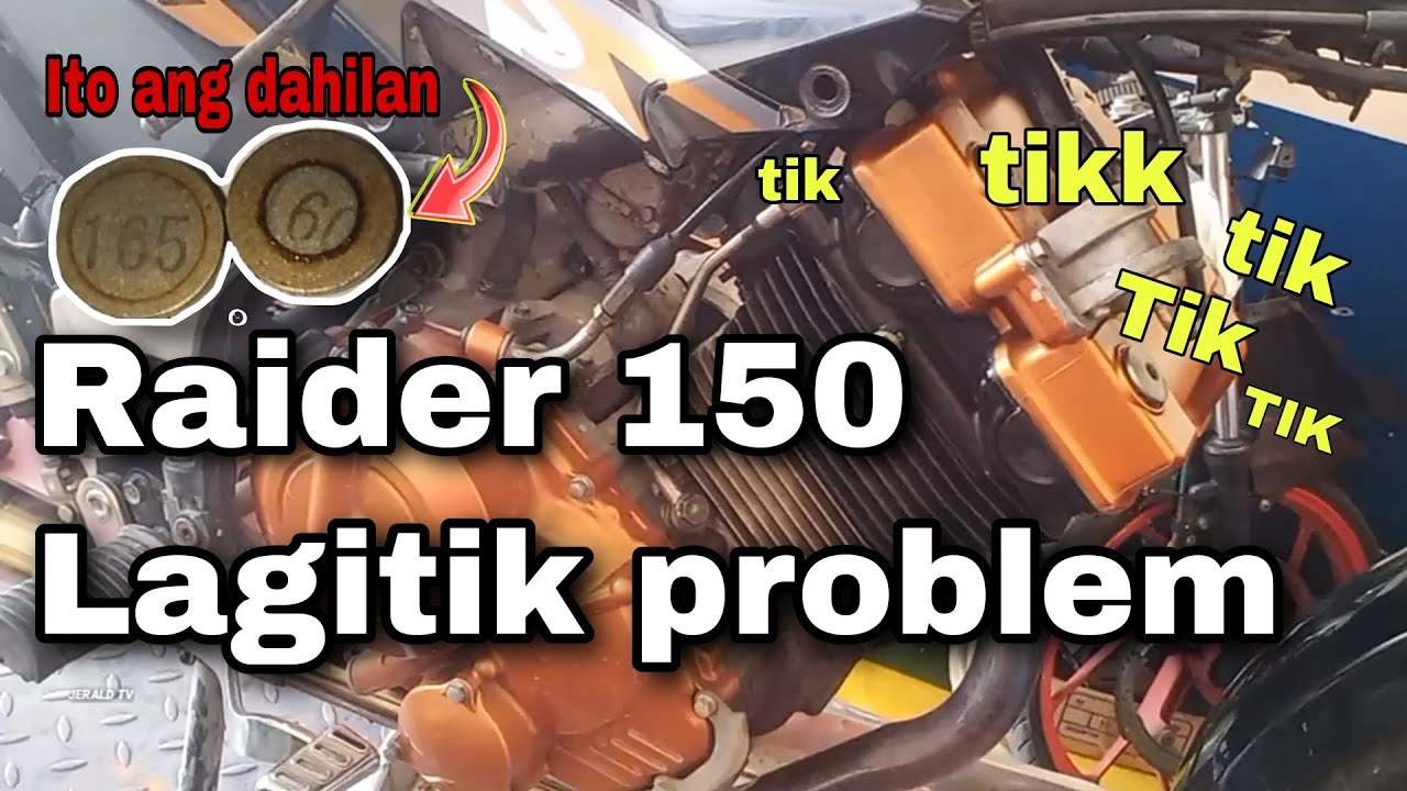 Lagitik sa raider 150 | Paano walain🤔
