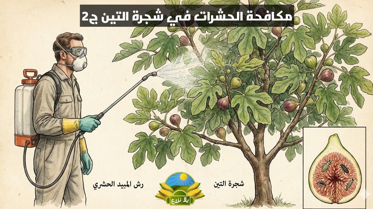 مكافحة الحشرات في شجرة التين ج٢