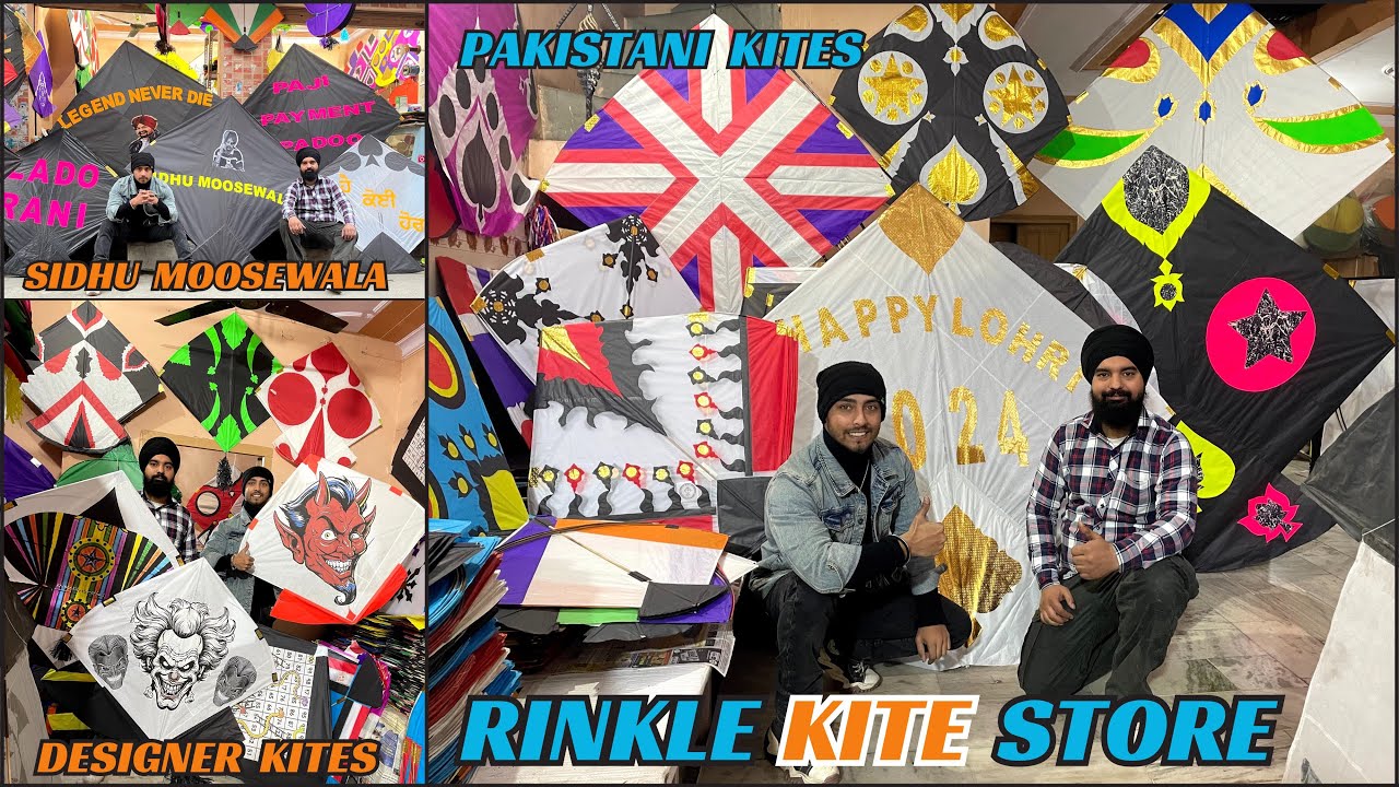 Wholesale Kite Market In Amritsar 🪁|| Rinkle Kite Store 🤩 || Pakistani Kites , Moosewala Kites 😍