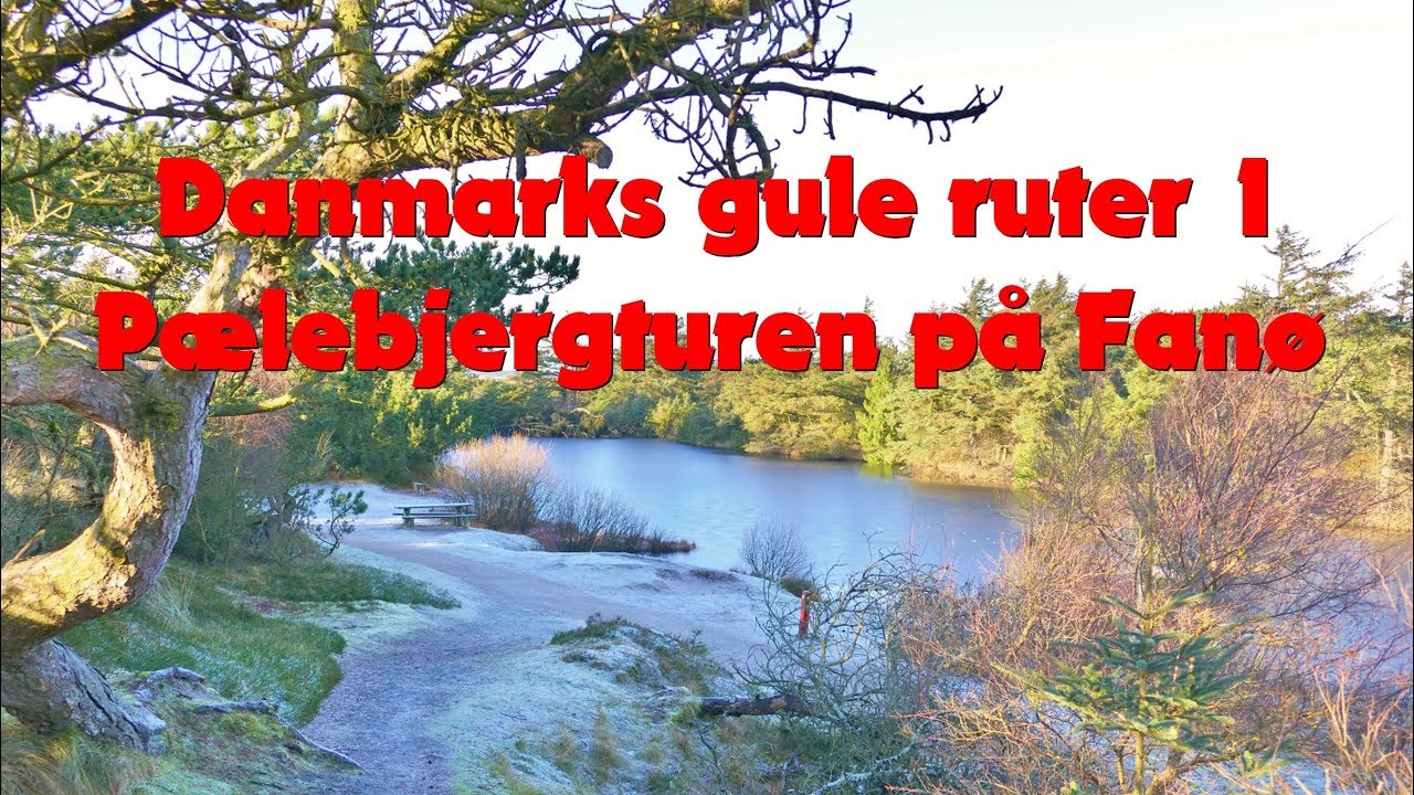 Vandreture i Danmark - De gule ruter 1/P&aelig;lebjergturen p&aring; Fan&oslash;