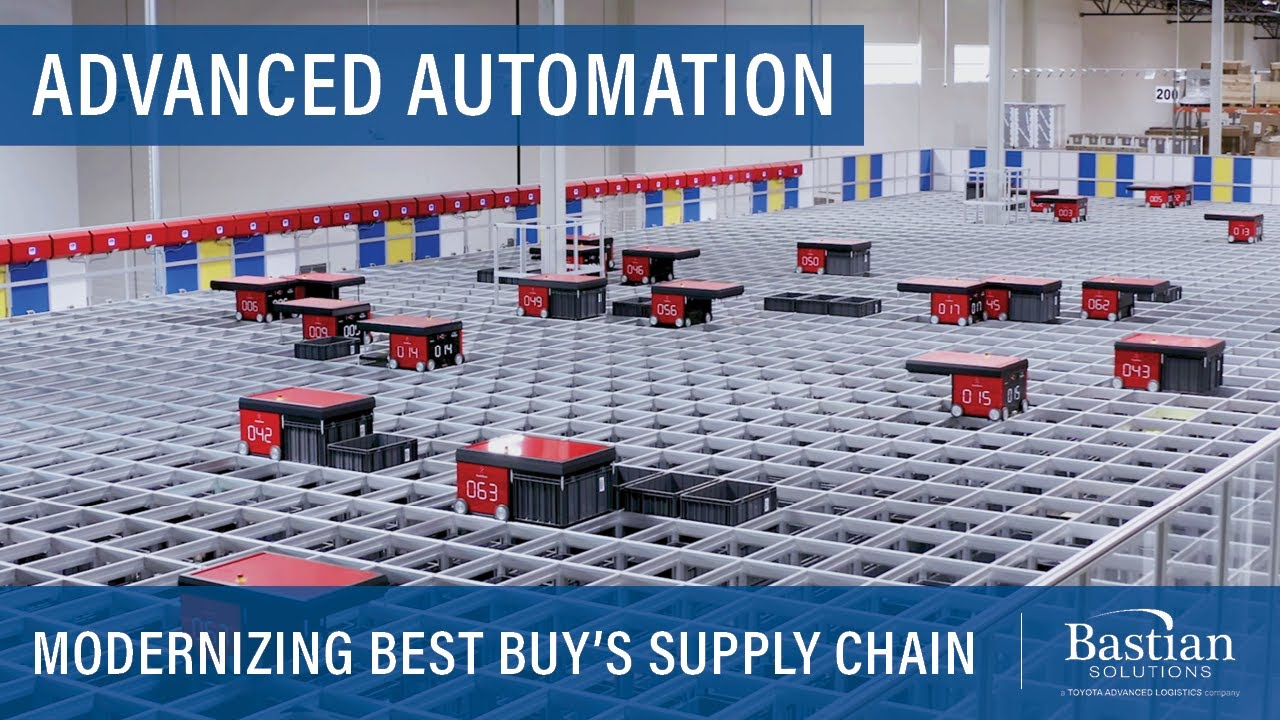 Best Buy модернизирует сеть поставок с помощью передовых средств автоматизации и складских роботов