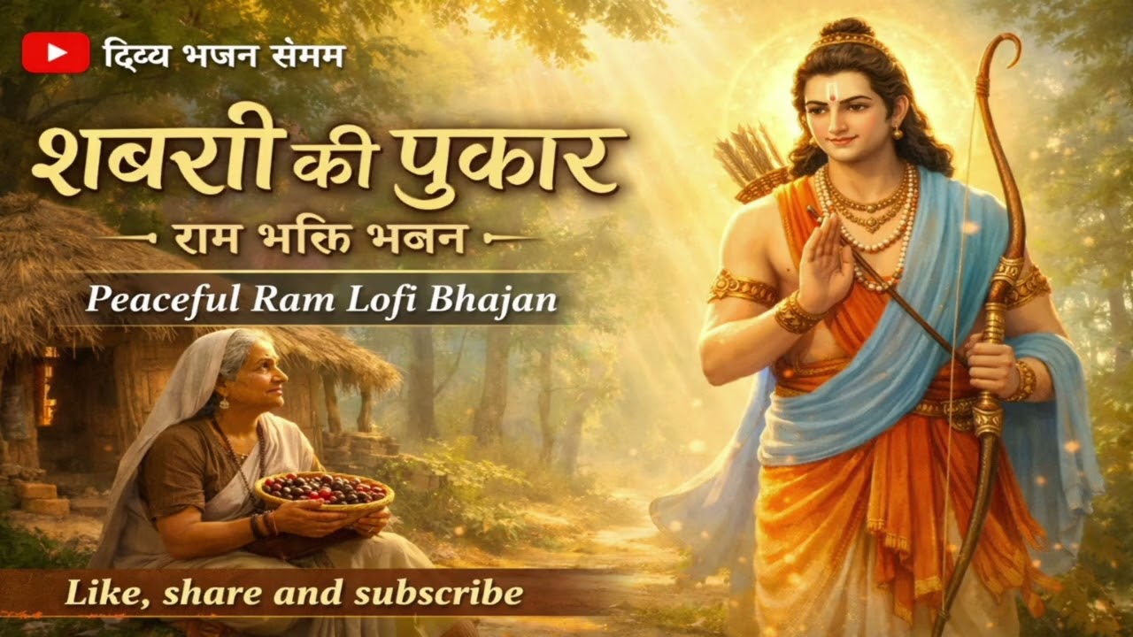 रामा रामा रटते रटते बीती रे उमरिया | Shabari Ram Bhajan | Peaceful Ram Bhajan Lofi | दिव्य भजन संगम