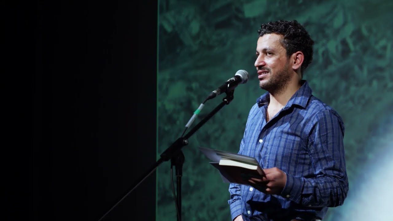 Palestinian writer Ahmed Masoud shares pictures from Gaza and reads poetry