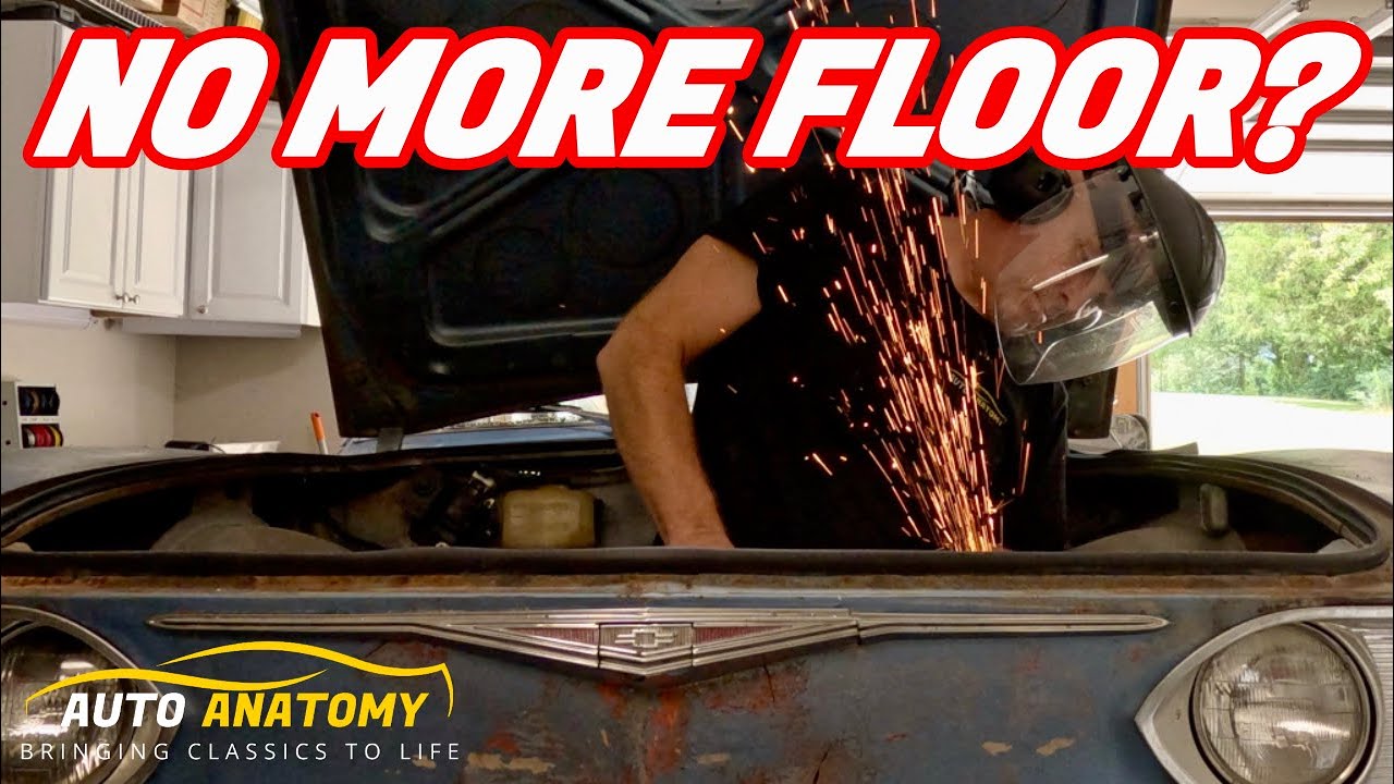 Replacing the Rusted Trunk Floor on a FLOODED 1965 Chevrolet Corvair!  Can we save this one?