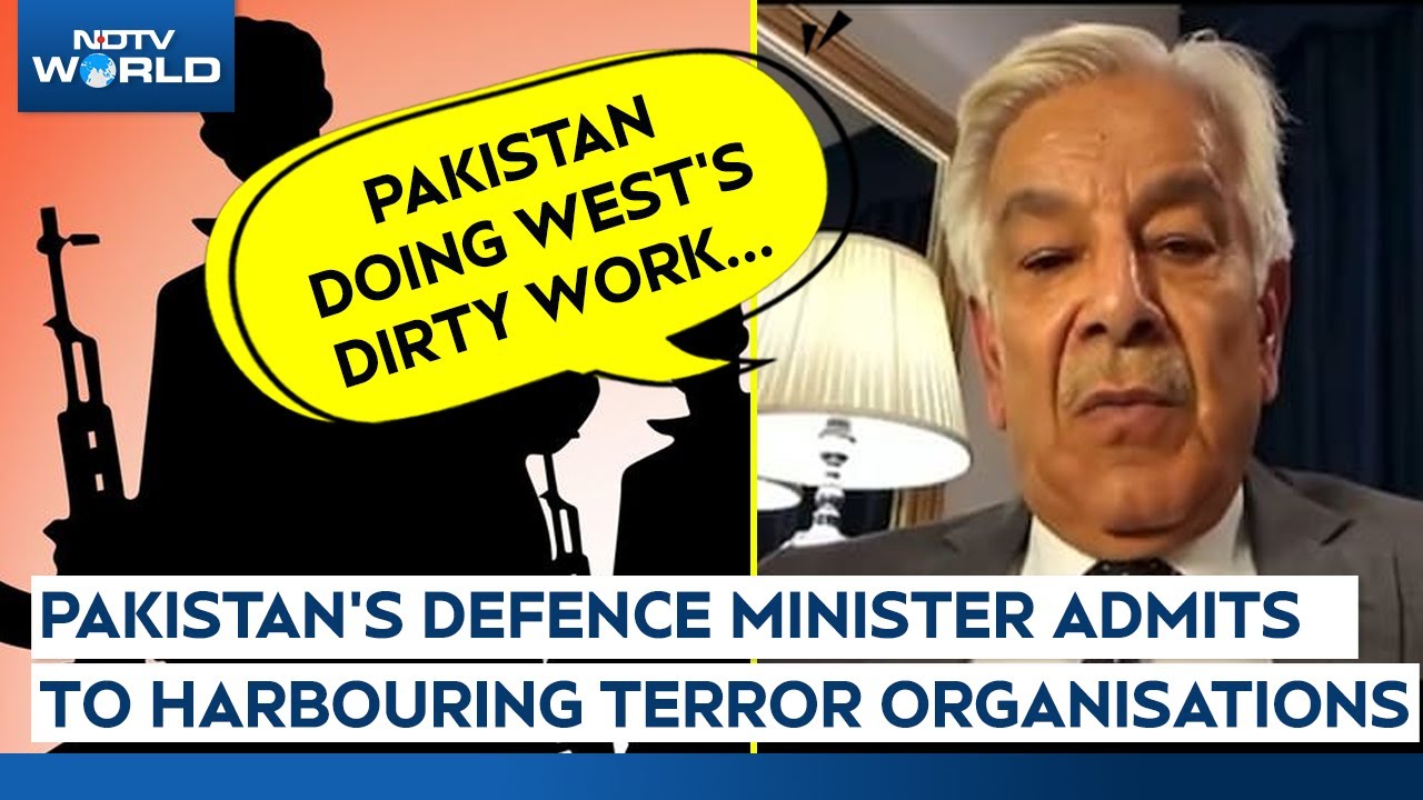 India Pak Tensions| Pakistan Defence Minister Admits Supporting Terrorism, Says Doing US' Dirty Work
