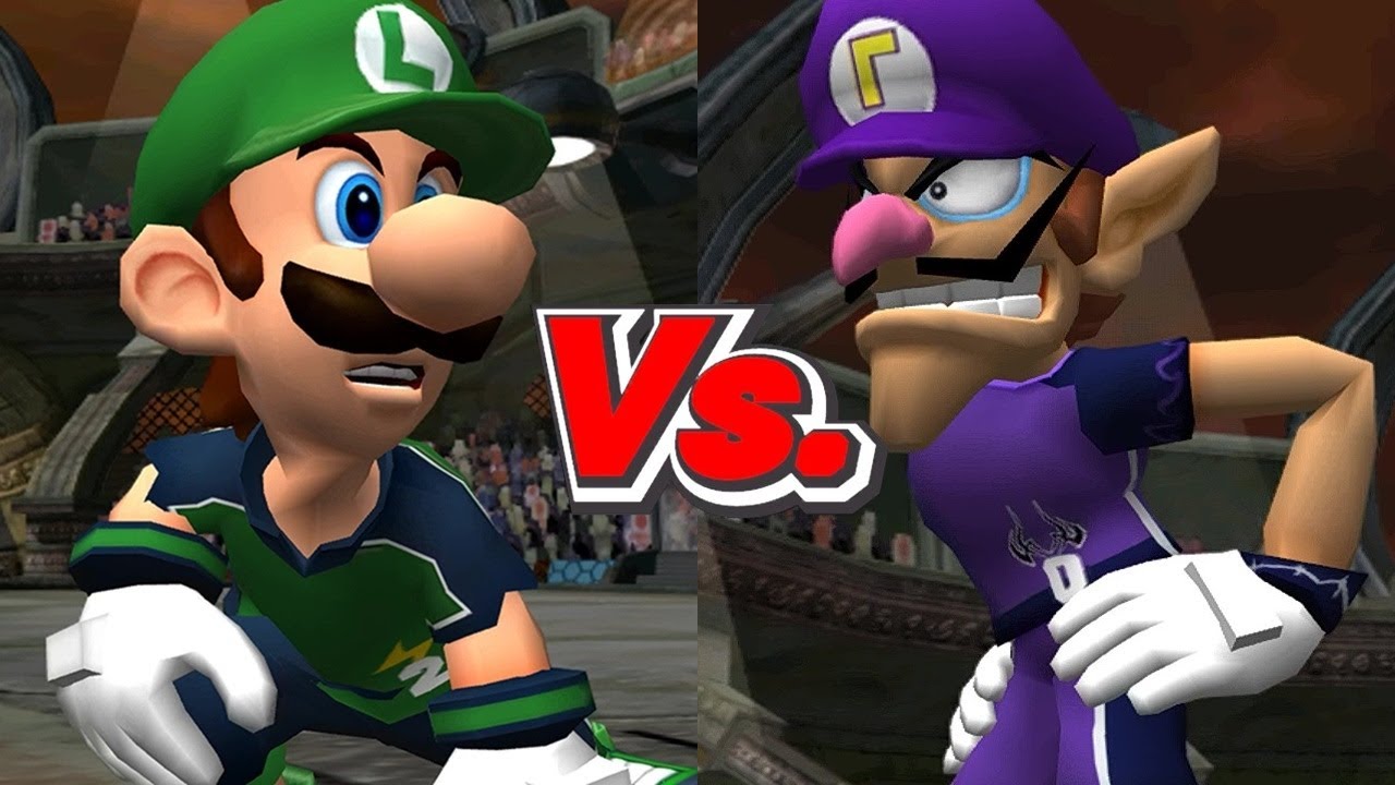Super Mario Strikers - Luigi/Hammer Bros Vs. Waluigi/Koopa Troopa