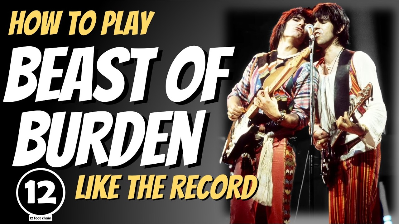 Beast of Burden — The Rolling Stones | Урок игры на гитаре
