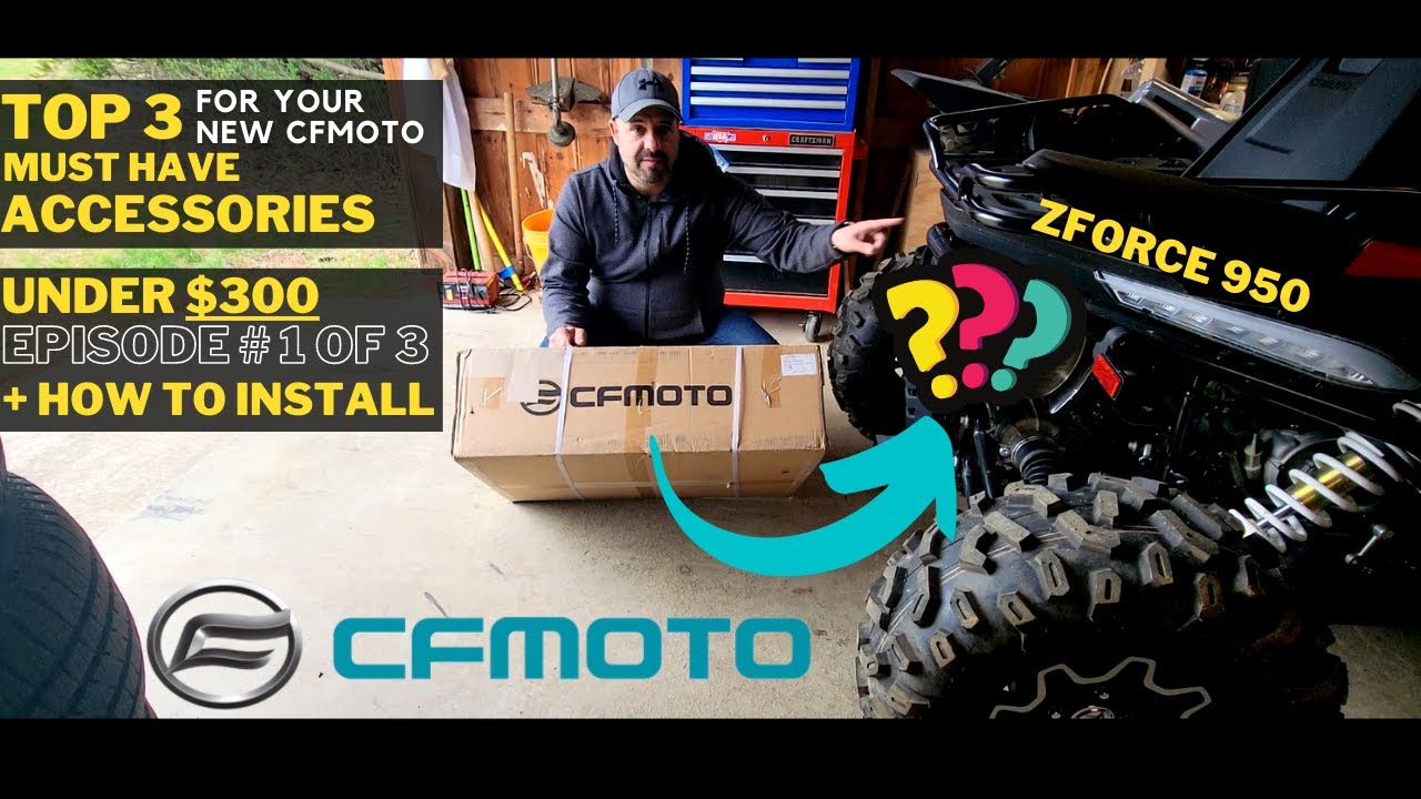CFMOTO ZFORCE 950 SPORT | 3 MUST HAVE ACCESSORIES ON A BUDGET | PART 1