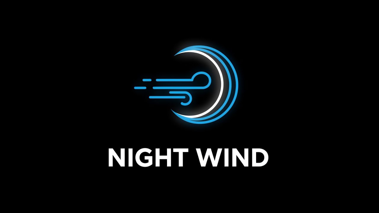 Peaceful Night Ambience & Wind | Sleep Aid | Black Screen
