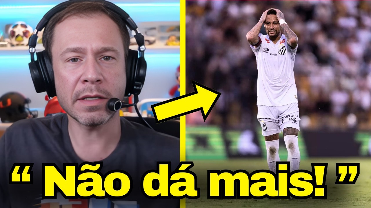 🚨ATÉ O TIAGO LEIFERT DETONOU O NEYMAR APÓS ERRO GRAVE NO JOGO DO SANTOS! FORA DA COPA?!