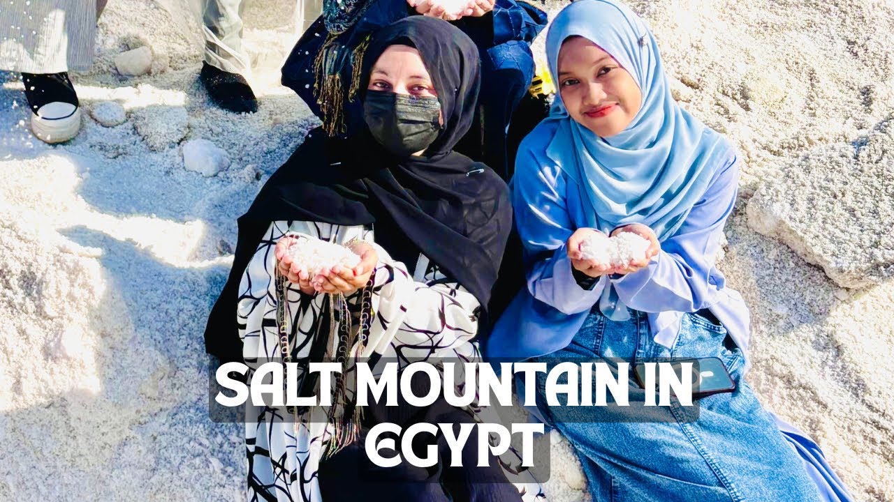 “Unbelievable Salt Mountain in Egypt - Must Visit🧂🇪🇬✨