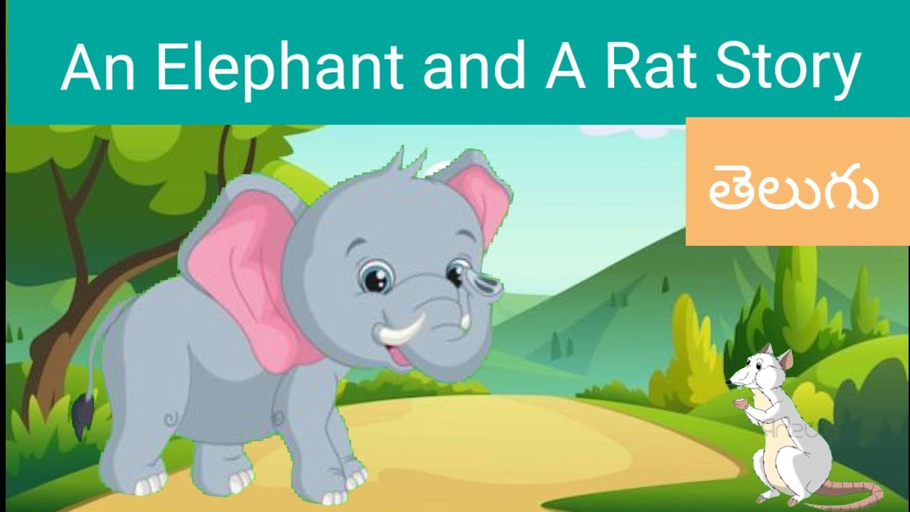 An Elephant and A Rat Story in Telugu||Cartoon videos|| @kids space|| Kids videos|| Story for Kids