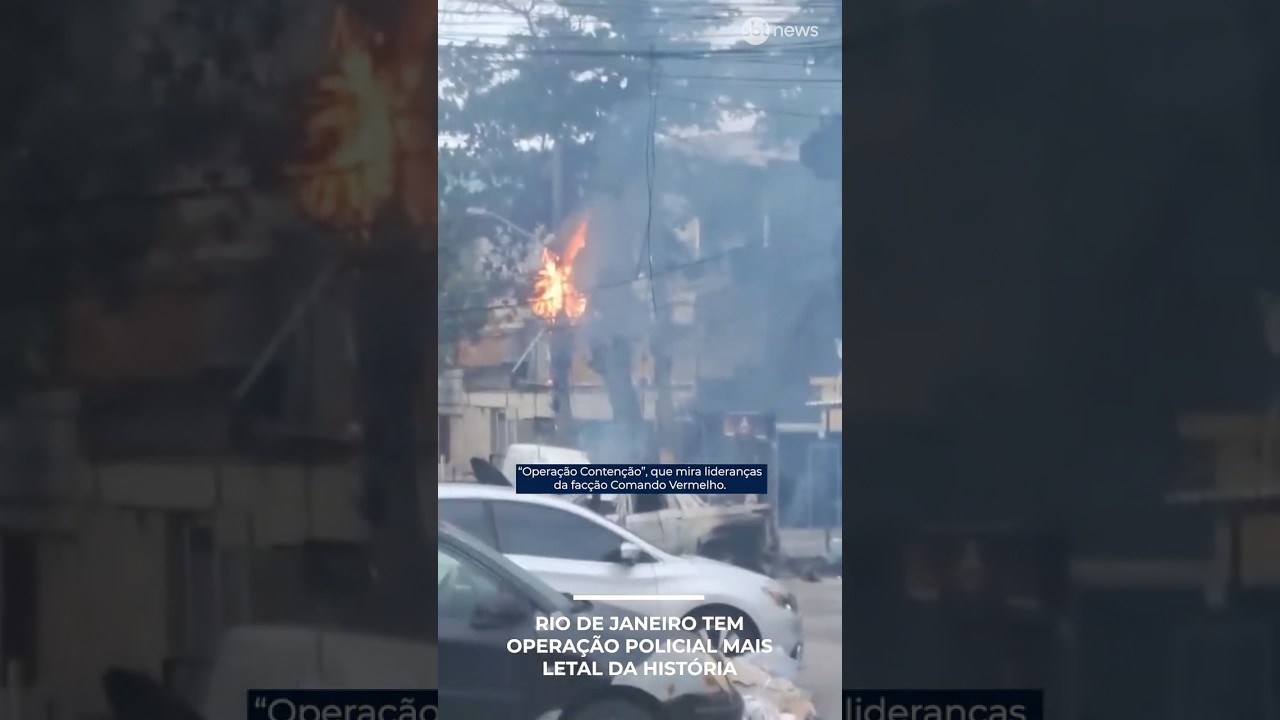 Rio de Janeiro tem opera&ccedil;&atilde;o policial mais letal da hist&oacute;ria