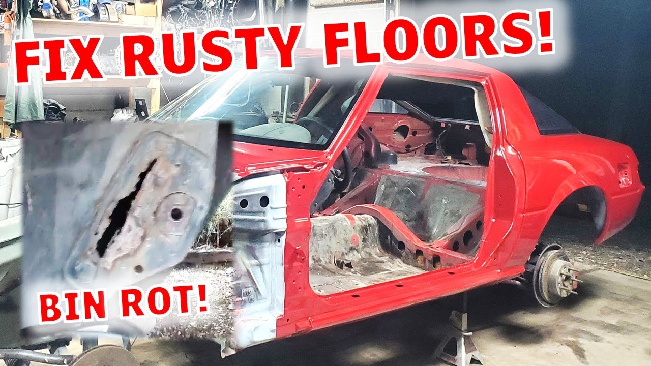 1979 RX7 Rust Repair - The RADX7 is RUST FREE
