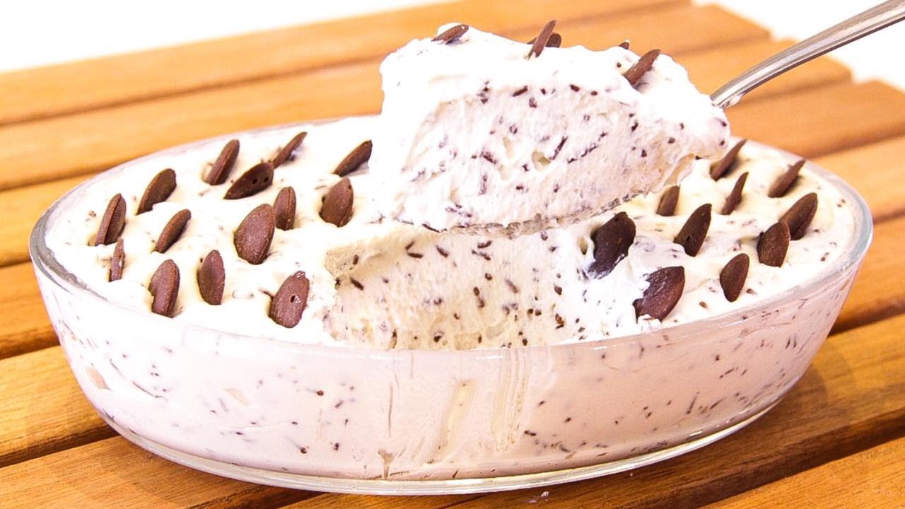 GELADO DE MOÇA EM MINUTOS FAÇA ESSA SOBREMESA MUITO FÁCIL