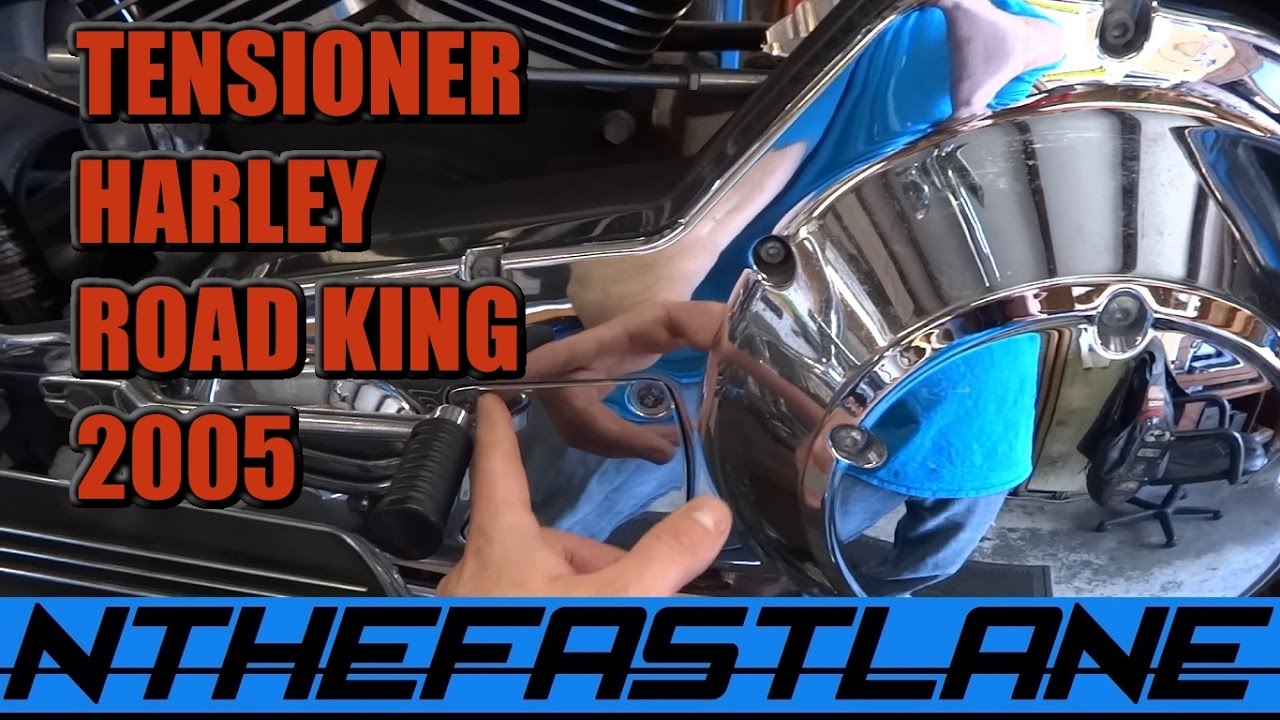 ▶️Primary Chain Tensioner: How To Adjust (Harley Davidson Road King Custom 2005)🔧