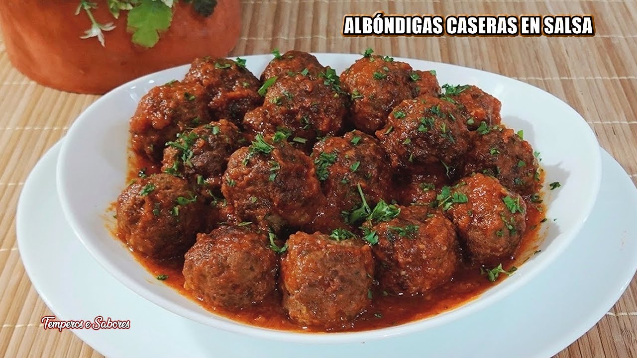 LAS MEJORES ALBÓNDIGAS CASERAS EN SALSA La Receta Que Todos Querían