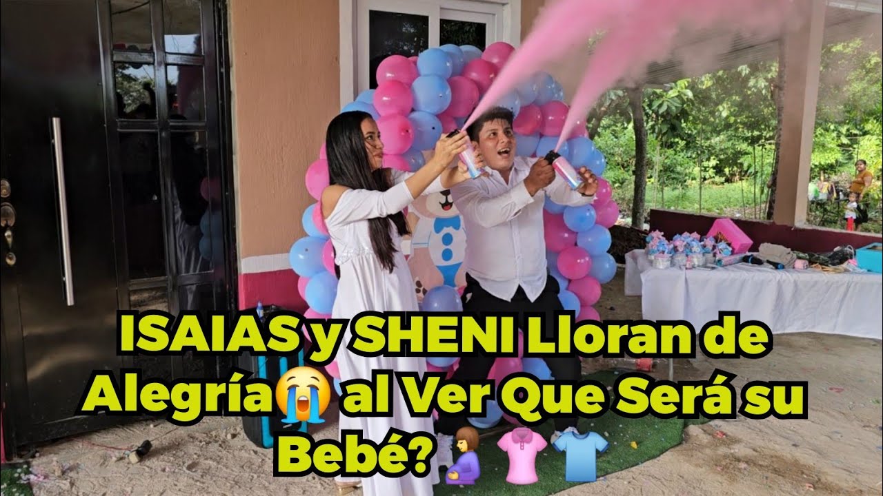 🔴Santo Dios😱 ISAIAS y SHENI Lloran😭😭 de Alegría al Ver el Genero de su Bebé🤰 Fué NIÑA O NIÑO👚👕😱
