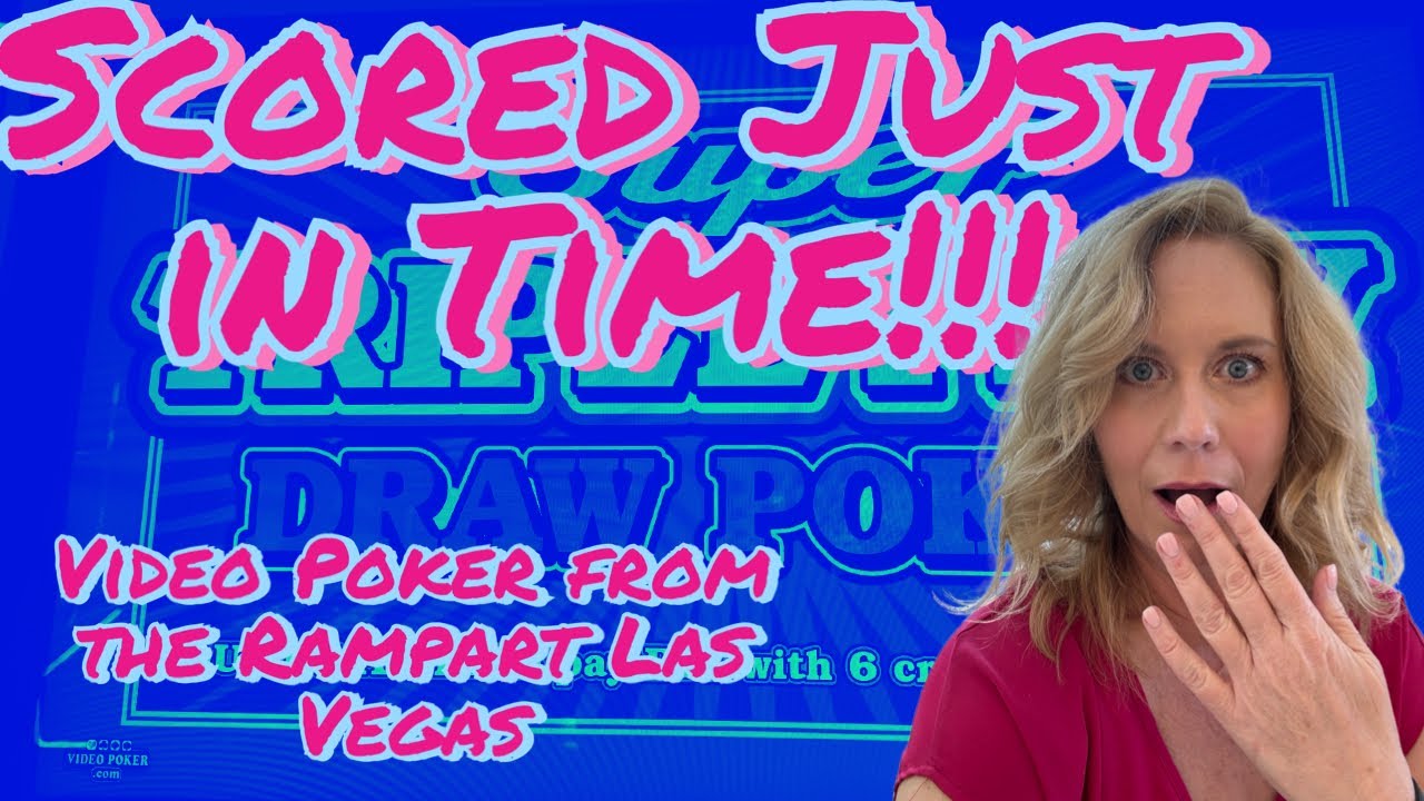 Suzanne’s Super Triple Play Scoop! Video Poker action At the Rampart in Las Vegas