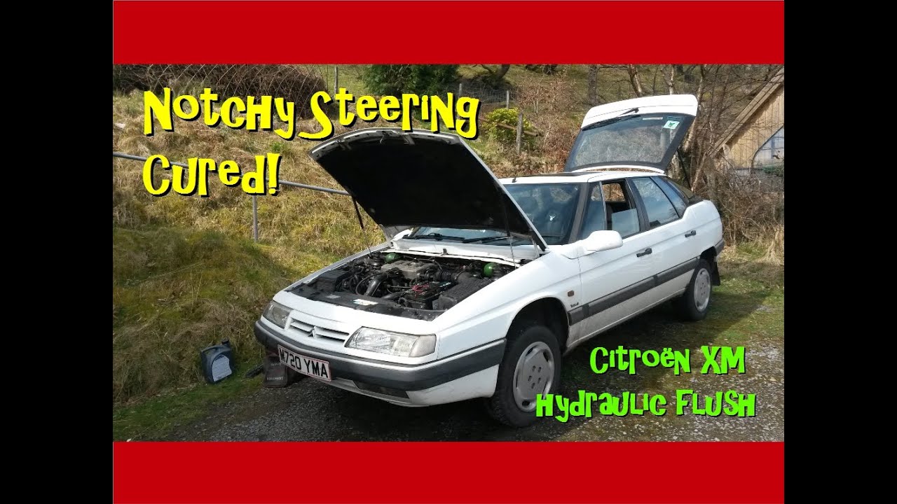 Hubnut: Curing notchy steering, Citroen XM