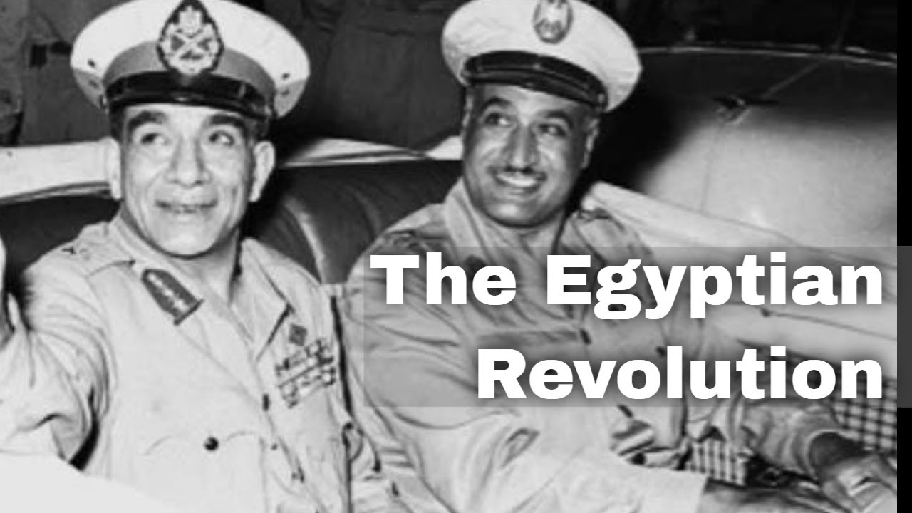 23rd July 1952: Egyptian Revolution begins, overthrowing King Farouk I and ending British influence