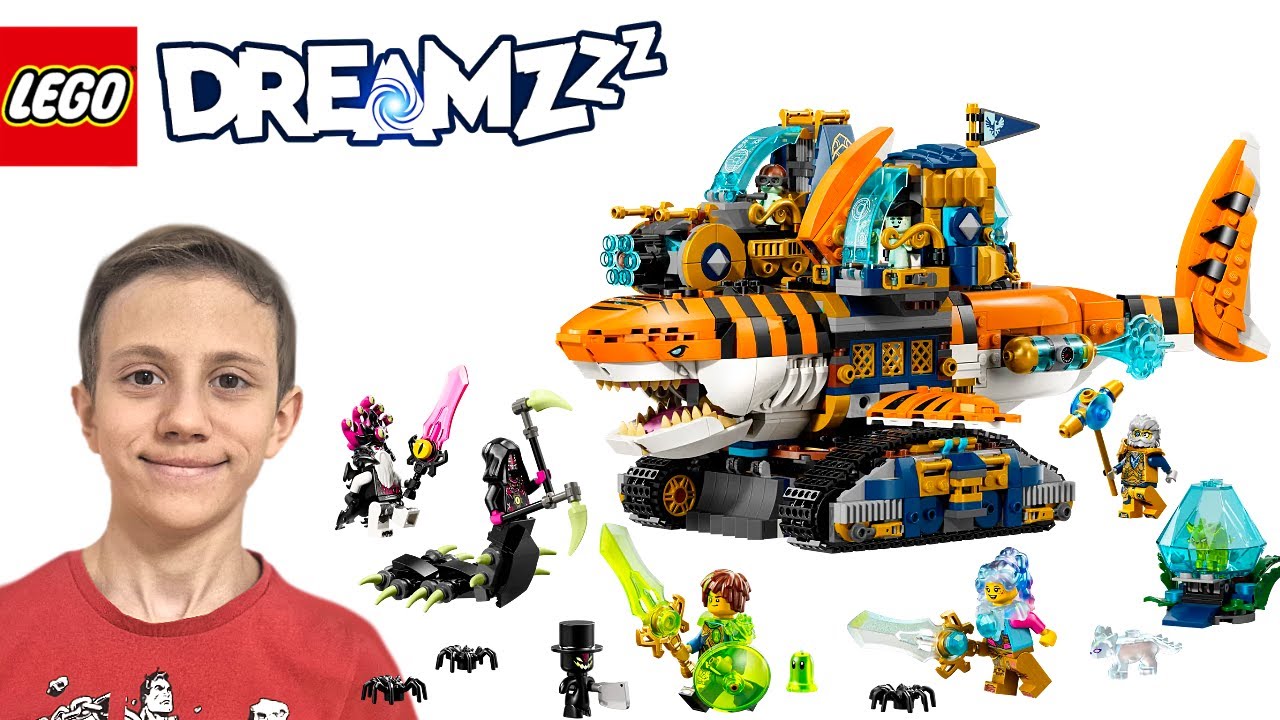 Тигровая Акула  LEGO DREAMZzz 71515 🦈 Супер Транспорт Мистера Оза
