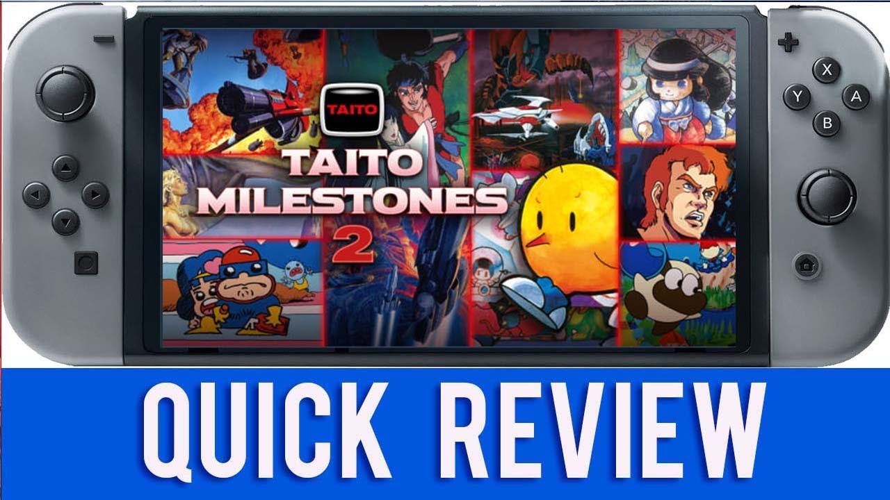 Taito Milestones 2  Quick Review (ALL GAMES RATED) *