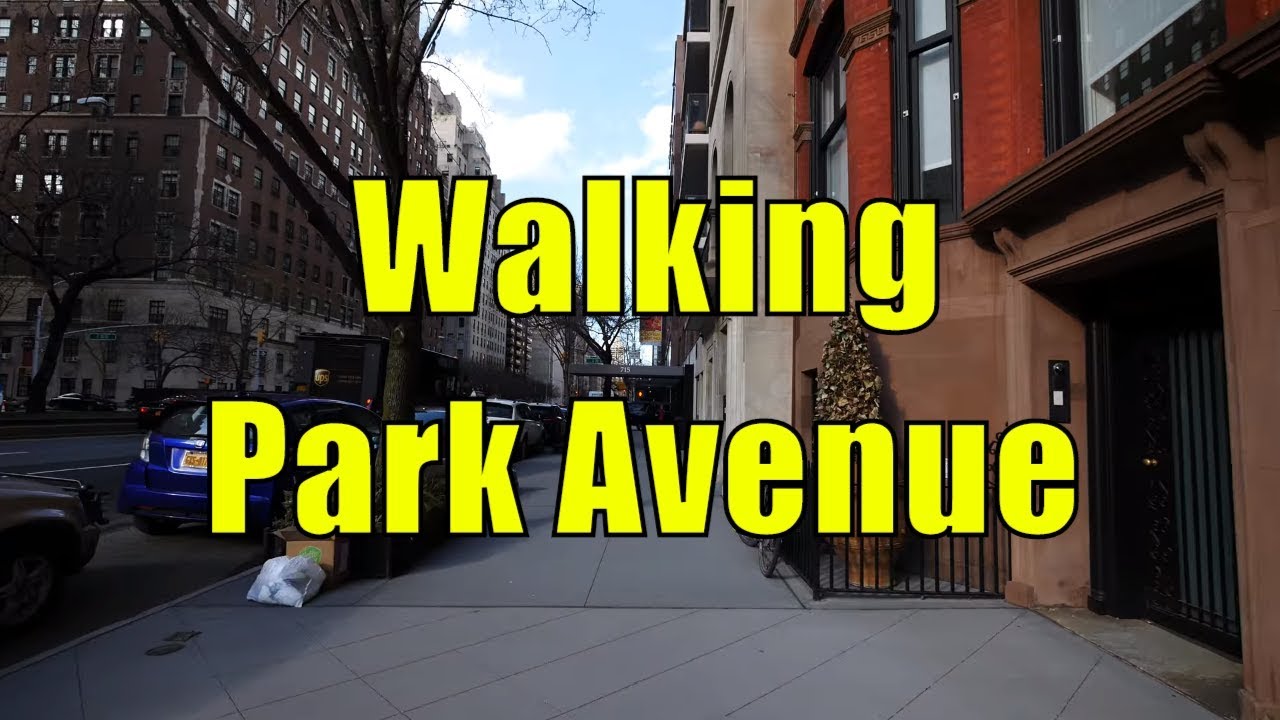⁴ᴷ Walking Tour of Upper East Side & Carnegie Hill, Manhattan, NYC - Park Avenue
