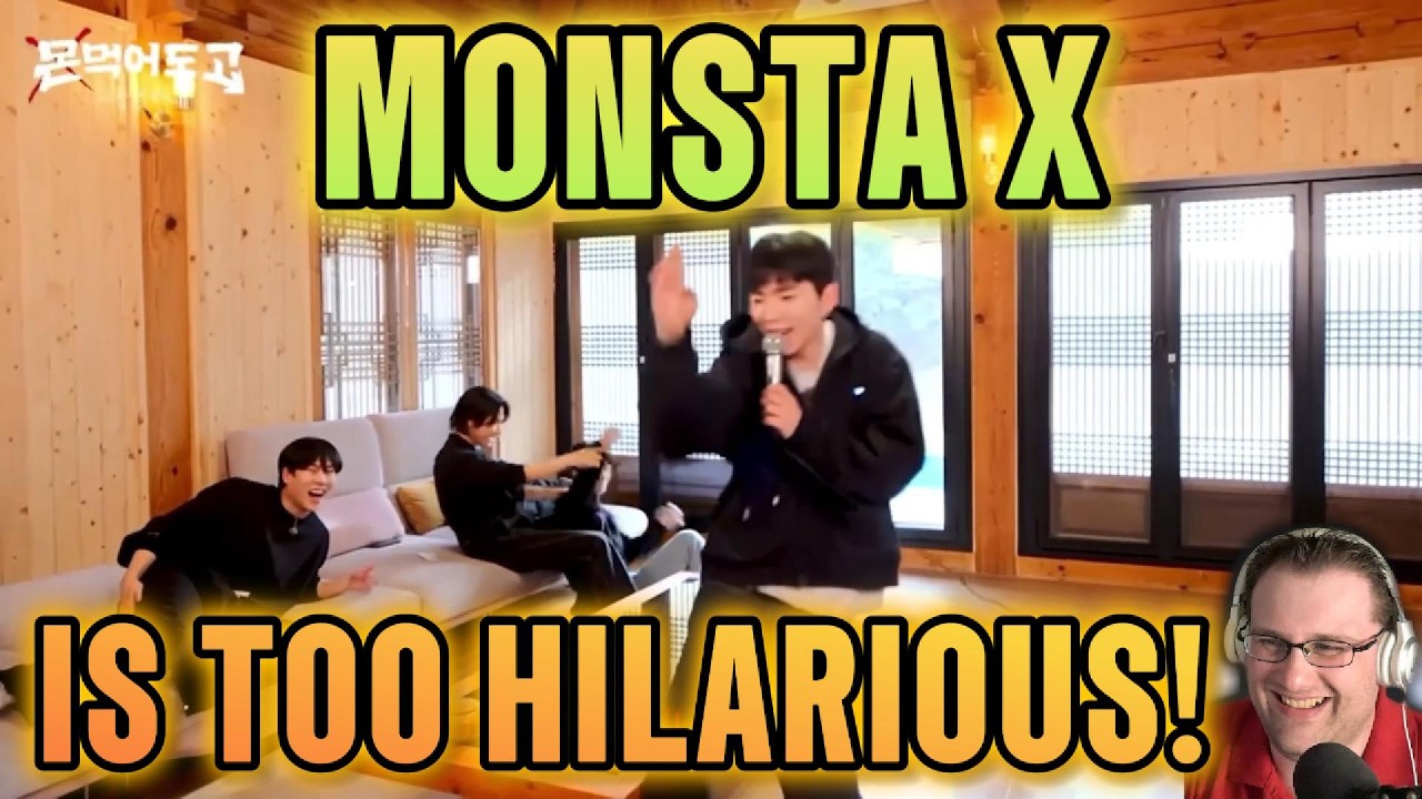 Впервые смотрю смешные моменты из празднования 10-летия MONSTA X &mdash; они же комики!!