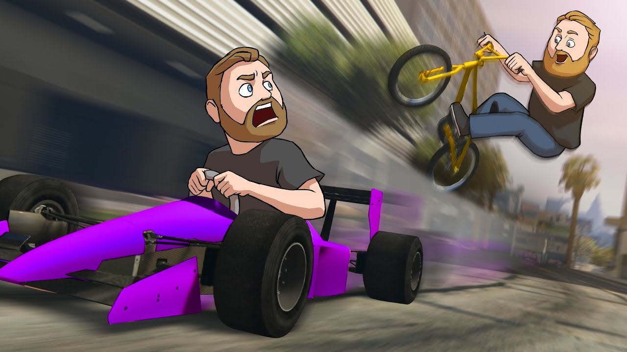 Dodge The F1 Car Challenge! | GTA5