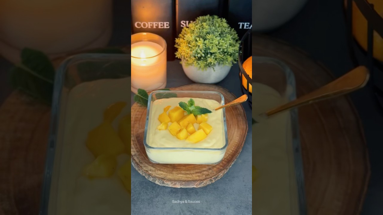Mango Cream in Minutes | Easy Mango Cream Dessert 