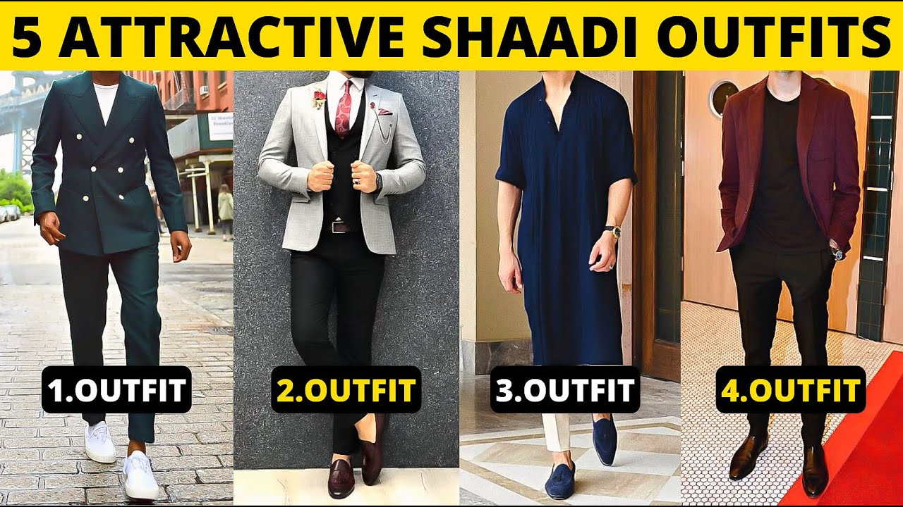 5 Attractive Shaadi Outfits For Every Men | Indian Wedding Outfits | Men's Fashion | हिंदी में
