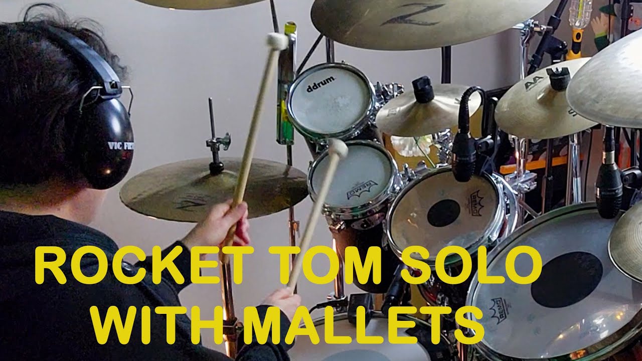UNCUT Rocket Tom Drum Solo With Mallets LLRLLRLLRLLRLRLR