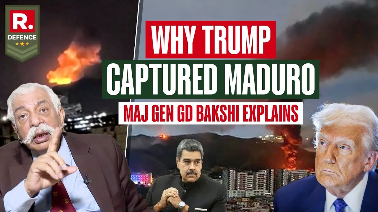 'Possible Regime Change,' Maj. Gen. GD Bakshi Explains Motives Behind Venezuelan President's Capture