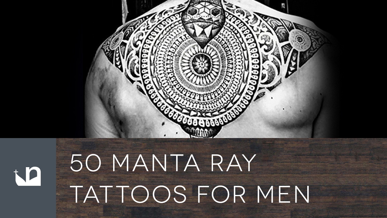 50 Manta Ray Tattoos For Men
