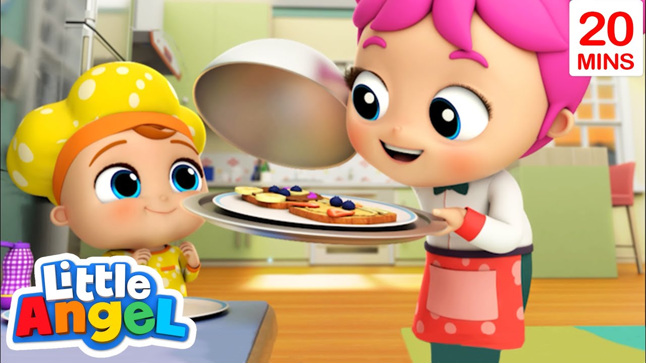 Surprise Dinner Song | Little Angel Songs & Nursery Rhymes