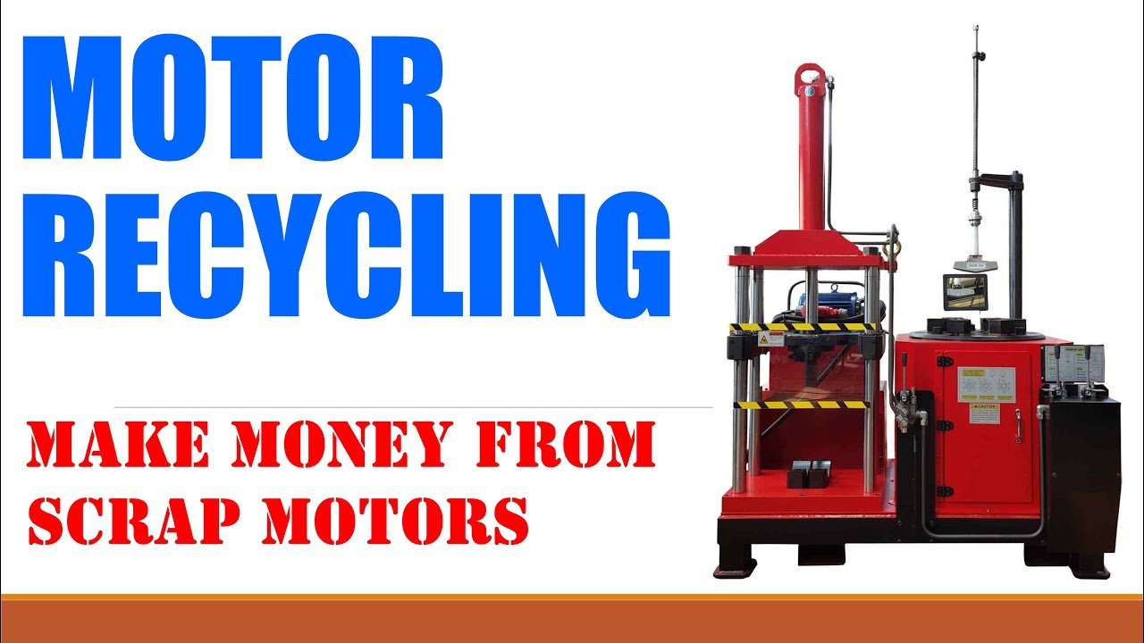 Electric Motor Recycling Machine MW 808II copper extractor WhatsApp +82 10 3198 5119