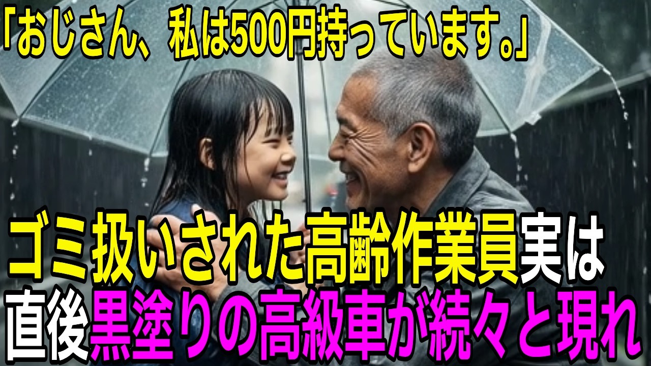 「500円で助けてください」ボロボロの高齢作業員を嘲笑した地上げ屋→直後、黒塗りの高級車が続々と現れ立場が逆転【感動する話】【朗読】