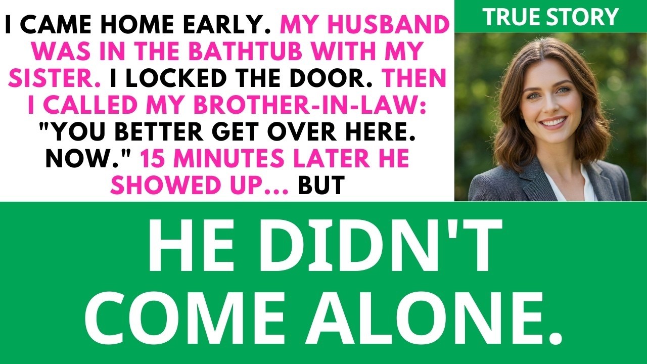 I Came Home Early—My Husband Was in the Bathtub With My Sister...