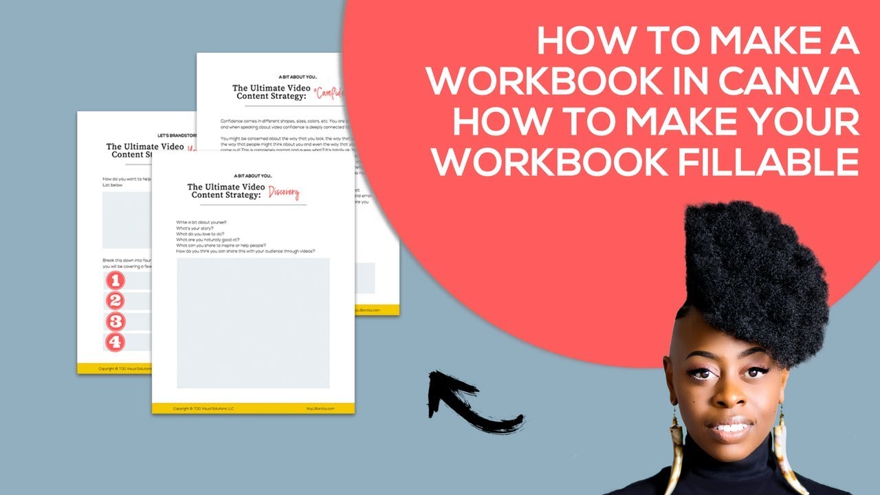 How to Make a Workbook In Canva, How to Make Your Workbook Fillable