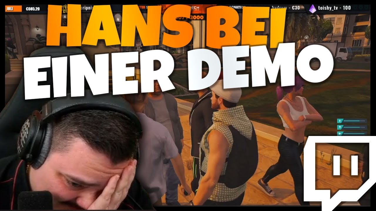Hans bei der Demo 🔸 Stream Highlights 🔸 Mastertay