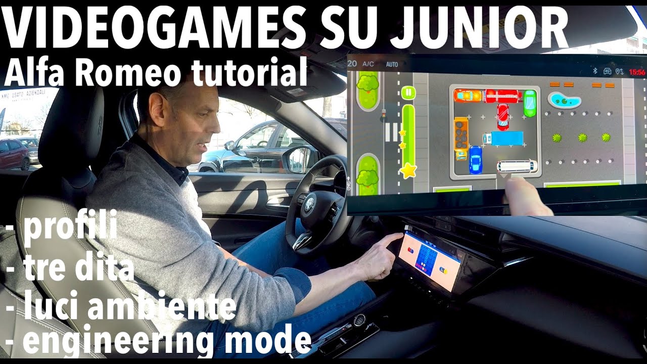 VIDEOGAMES su ALFA ROMEO JUNIOR - TUTORIAL 1/3: luci interne, tre dita, engineering mode)