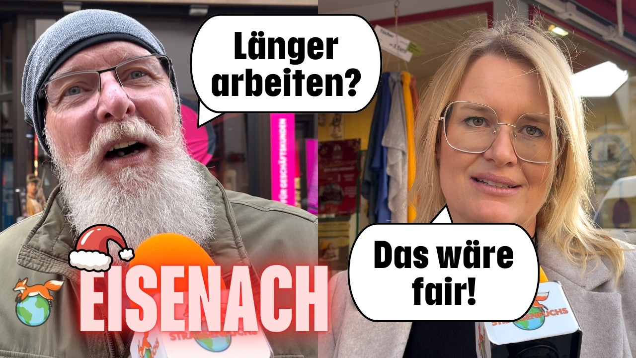 Fr&uuml;her malochen, fr&uuml;her Rente &ndash; fair oder nicht? | Stra&szlig;enumfrage